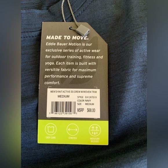 Eddie Bauer Men’s Motion Crew Knit - Picture 14 of 15